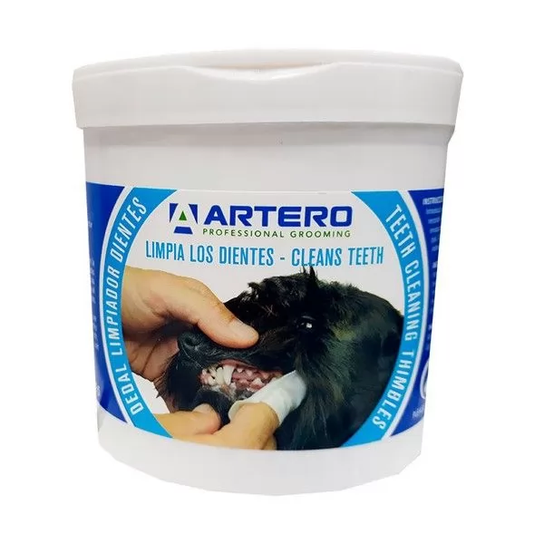 Салфетки на палец для чистки зубов животных Artero 50 шт. - 1