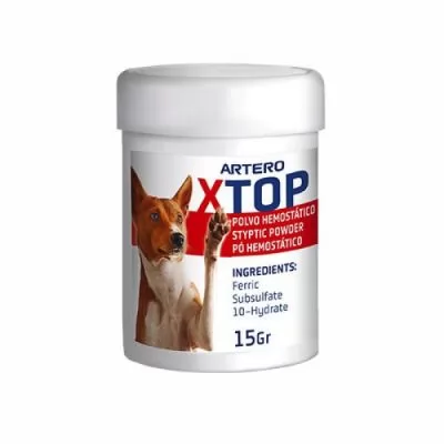 Кровоостанавливающий порошок для животных Artero Powder X-Top 15 гр - Все фото.
