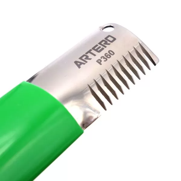 Зеленый нож для тримминга собак Artero Stripping Green - Все фото. - 2