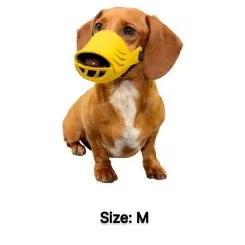 Фото Силиконовый намордник для собак уточка Artero размер M - 1