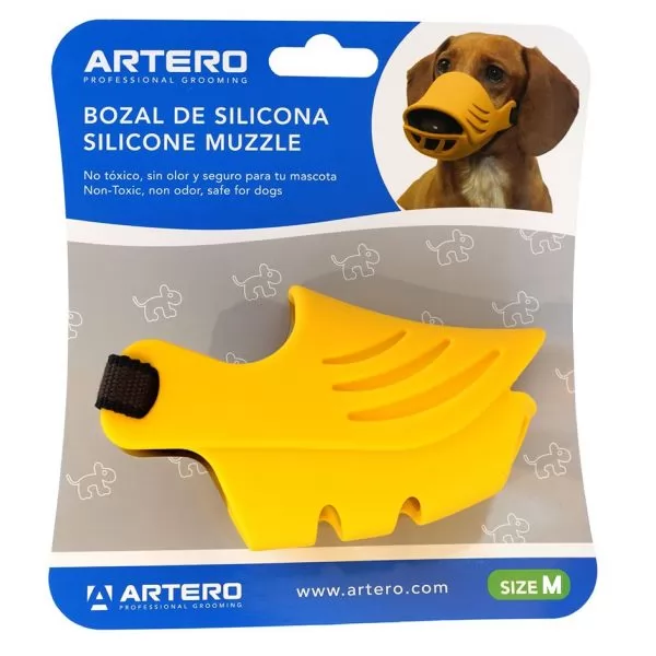 Отзывы покупателей на Силиконовый намордник для собак уточка Artero размер M - 3