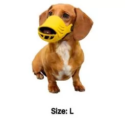 Фото Силиконовый намордник для собак уточка Artero размер L - 1