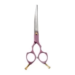 Фото Изогнутые ножницы для стрижки собак Artero Fusion Curvy Shears Pink 6 дюймов - 1