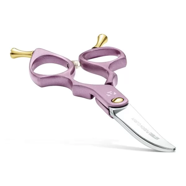 Изогнутые ножницы для стрижки собак Artero Fusion Curvy Shears Pink 6 дюймов - 6