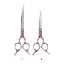 Изогнутые ножницы для стрижки собак Artero Fusion Curvy Shears Pink 7 дюймов - 4