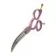 Изогнутые ножницы для стрижки собак Artero Fusion Curvy Shears Pink 7 дюймов - Все фото. - 7